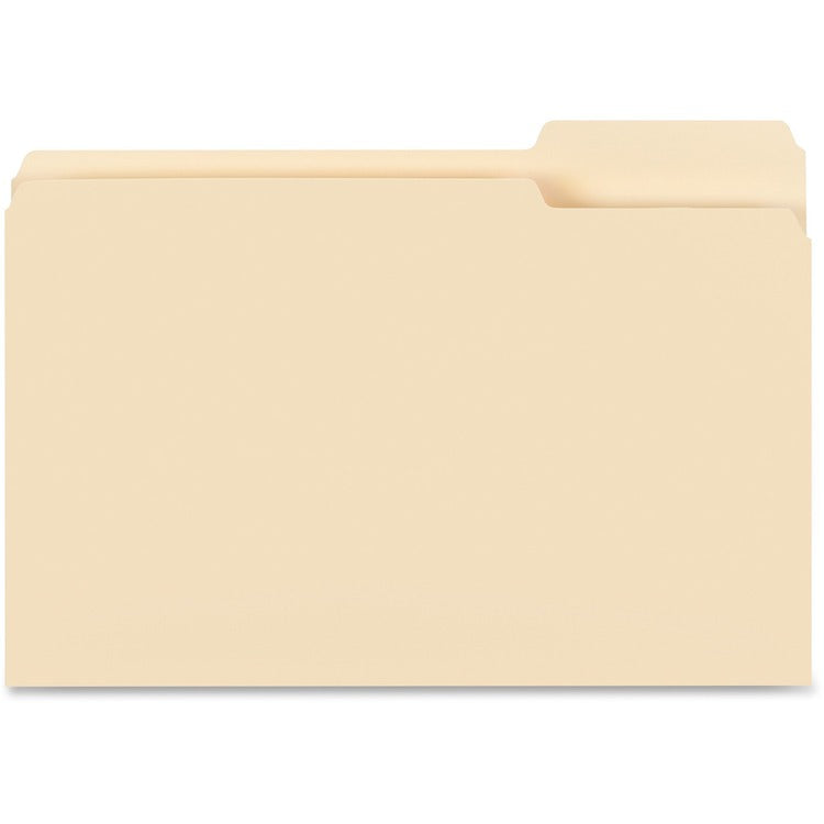 Business Source File Folders, 1/3Cut, 3/4" Exp, Legal, POS 3, 100/BX, MLA (BSN99723) Box of 100