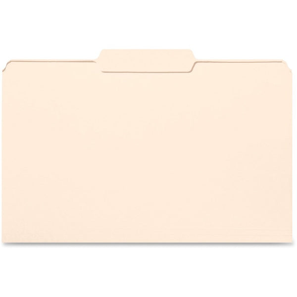 Business Source File Folders, 1/3Cut, 3/4" Exp, Legal, POS 2, 100/BX, MLA (BSN99725) Box of 100