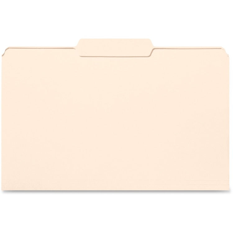 Business Source File Folders, 1/3Cut, 3/4" Exp, Legal, POS 2, 100/BX, MLA (BSN99725) Box of 100