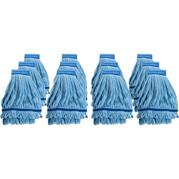 Genuine Joe Mop Head Refill, Microfiber, Small, 12/CT (GJO47538CT)