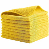 Rubbermaid Commercial Microfiber Cleaning Cloths, Yellow, 24/Pack (RCP1820584) Pack of 24