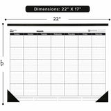 Rediform Undated Monthly Desk Pad, 17" x 22"  (REDB1817) Each