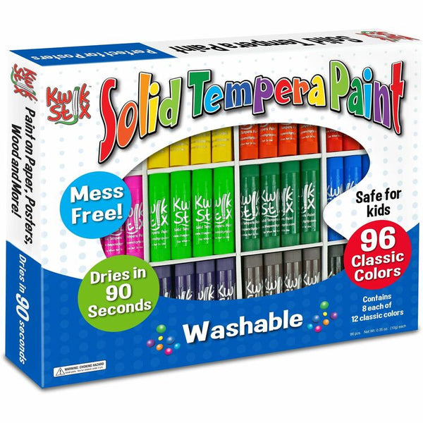 The Pencil Grip Classic Kwik Stix Paint Sticks, 96/PK, Ast (TPG696) Each