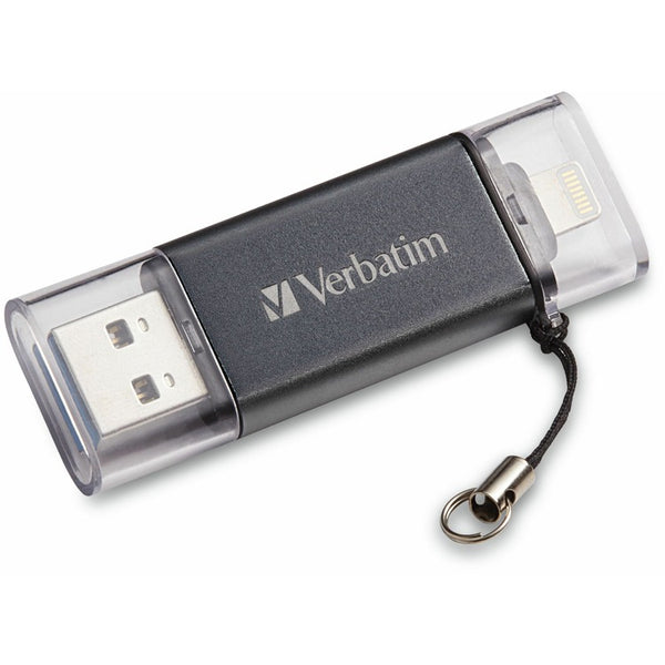 Verbatim iStore N Go Flash Drive, f/Apple Devices, 16GB, Dual USB 3.0 (VER49304)