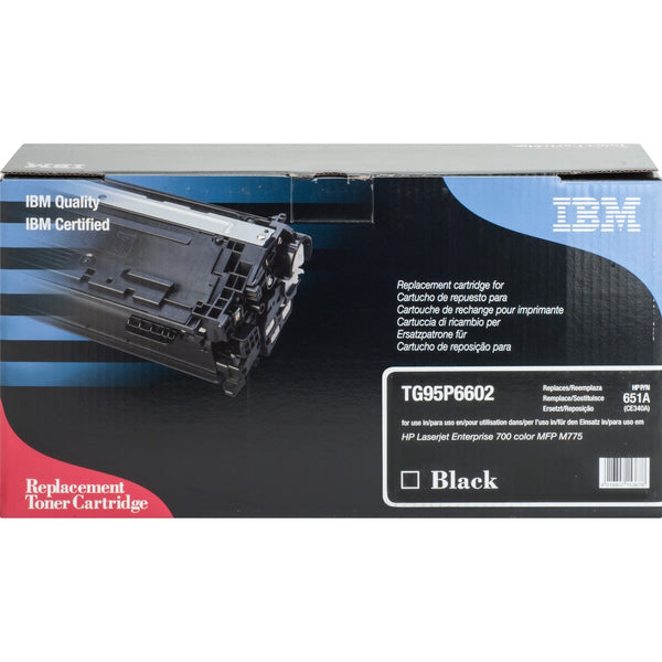 IBM Remanufactured Toner Cartridge, Alternative for HP 507A (CE340A, CE400A), Laser, 13500 Pages, Black, 1 Each (IBMTG95P6602) Each