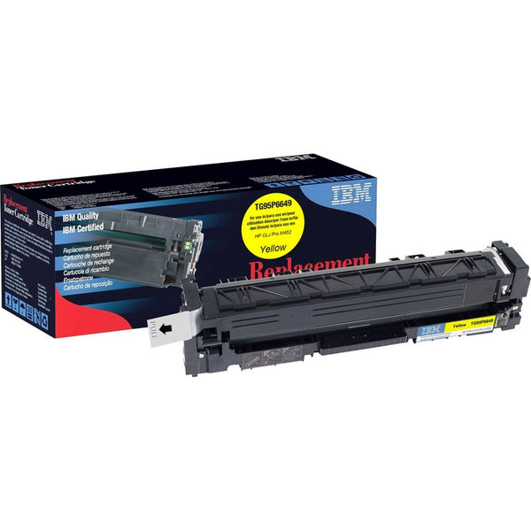 IBM Toner Cartridge, Alternative for HP 410A, Yellow, Laser, 2300 Pages, 1 Each (IBMTG95P6649) Each