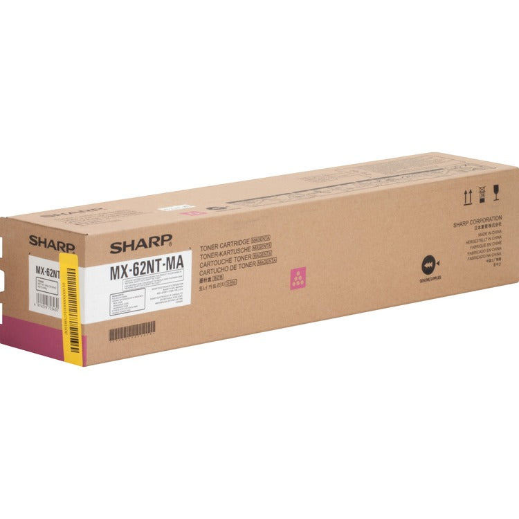 Sharp Toner Cartridge f/6240/7040, 40,000, Page Yield, Magenta (SHRMX62NTMA) Each