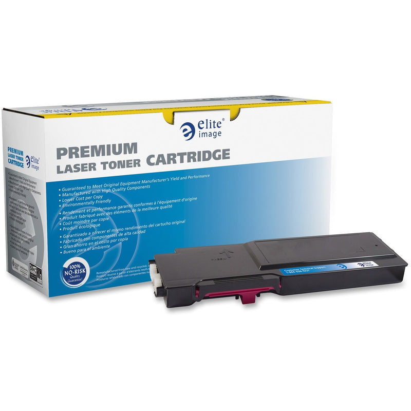 Elite Image Remanufactured Toner Cartridge, Alternative for Dell, Laser, 9000 Pages, Magenta, 1 Each (ELI76163) Each