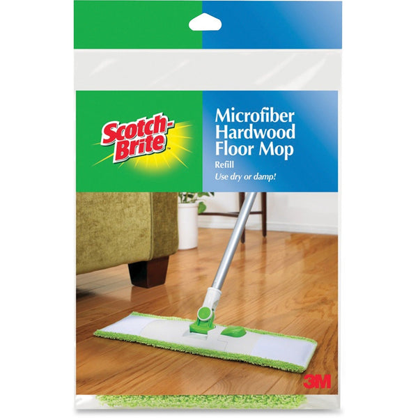 Scotch-Brite Refill Mop Heads for Floor Mop, Washable, 6/CT, GNSR (MMMM005RCT) Case of 6