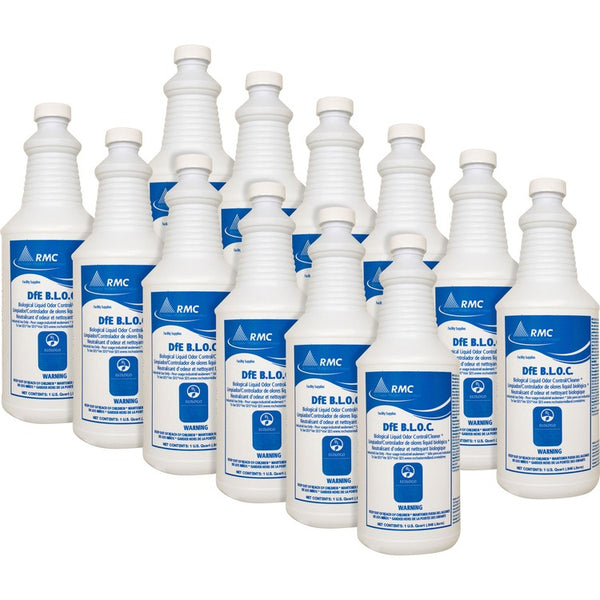 RMC Dfe B.L.O.C., Liquid Odor Control, 1Quart, 12/CT, Clear (RCM11893915CT) Case of 12