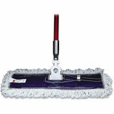 Rubbermaid Commercial Looped Fringe Finish Mop, 5" x 18", Absorbent, Looped Ends, Rayon, Synthetic, White, 6/Carton (RCPE05200WHCT) Case of 6