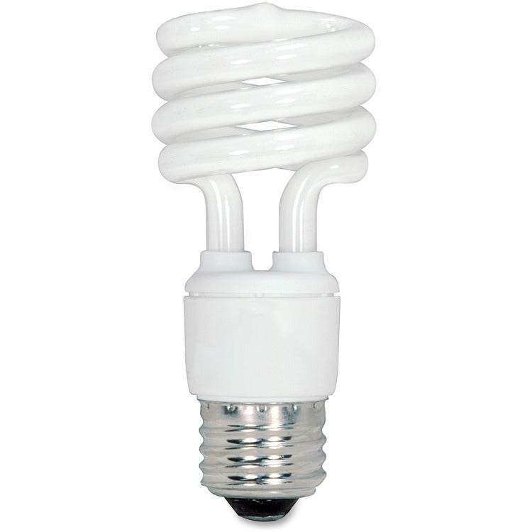Satco CFL Bulb T2, 13W, 900 Lumens, 12BX/CT, White (SDNS6235CT) Case of 48