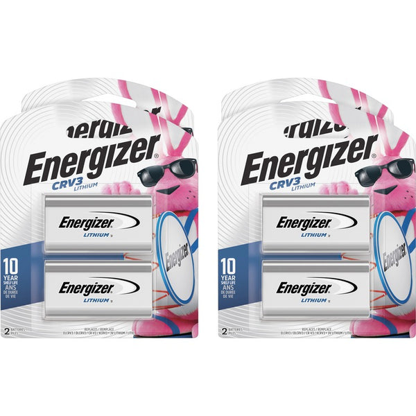 Energizer Lithium Photo Battery, 3 Volt, 4BX/CT (EVEELCRV3BP2CT) Case of 12