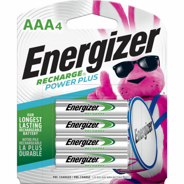 Energizer Rechargeable NiMH Batteries, AAA Size, 4BX/CT (EVENH12BP4CT) Case of 24