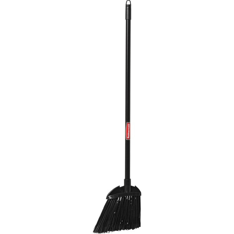 Rubbermaid Commercial Lobby Broom, Polypropylene, 7-1/2" W, 28" Handle, 6/CT, BK (RCP637400BKCT) Case of 6