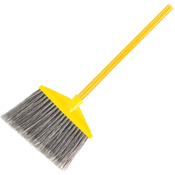 Rubbermaid Commercial Angle Broom, Regular, 10-1/2" W, 6/CT, GY (RCP637500GYCT) Case of 6