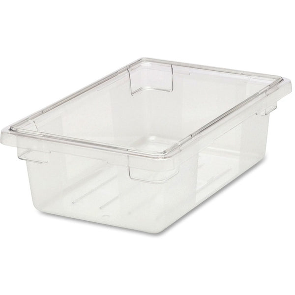 Rubbermaid Commercial Food/Tote Boxes, 18" x 12" x 6", 3.5 Gallon Cap, 6/CT, Clear (RCP330900CLRCT)