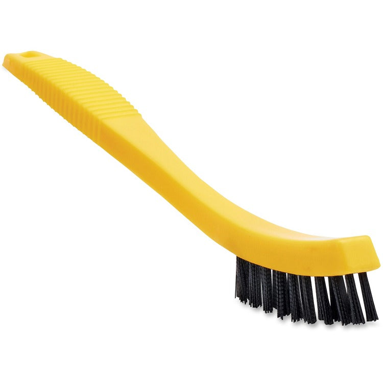 Rubbermaid Commercial Grout Brush, Plastic Bristles, 8-1/2" Long, 12/CT, YWBK (RCP9B5600BKCT) Case of 12