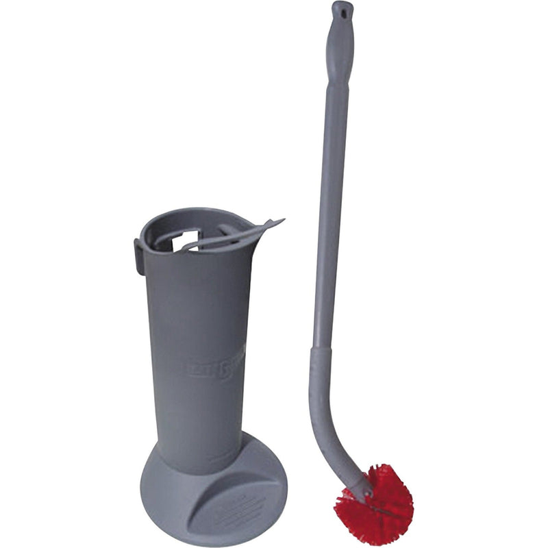 Unger Toilet Bowl Brush Kit, 26" Handle, 5BX/CT, Gray (UNGBBWHRCT) Case of 5