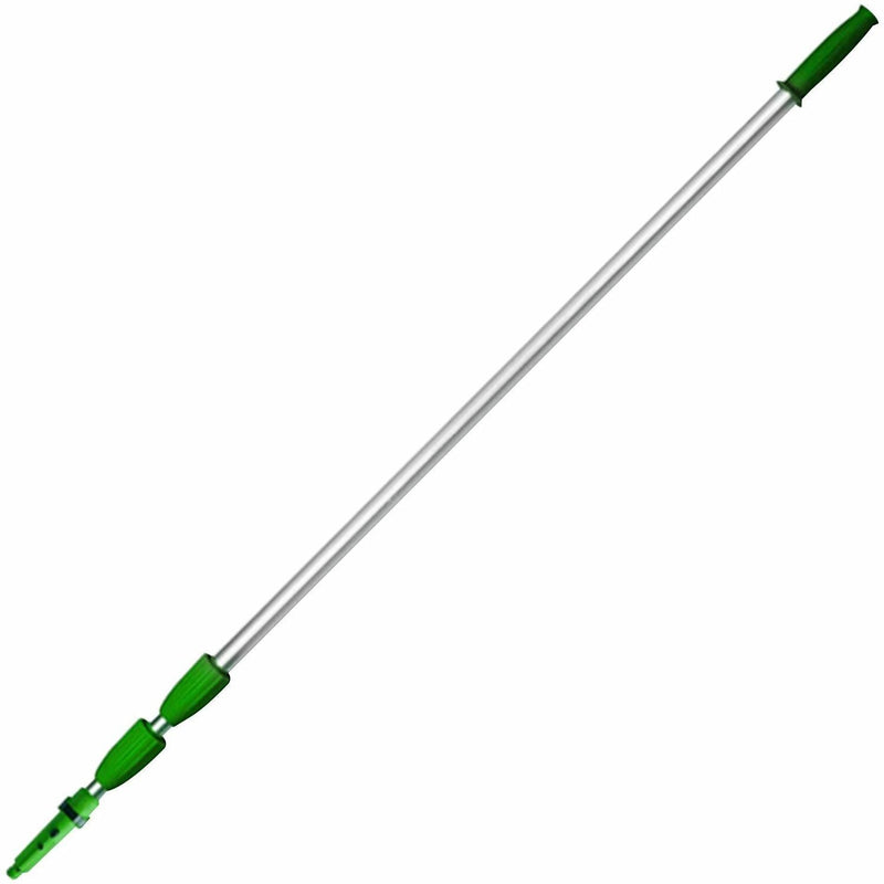 Unger Telescopic Pole, 3 Section Ext, Ergonomic Grip, 18', 10/CT, GN (UNGED550CT) Case of 10
