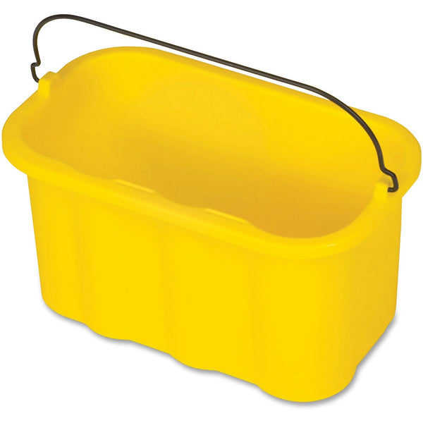 Rubbermaid Commercial Sanitizing Caddy, 10 Quart, 14" x 7-1/2" x 8", 6/CT, Yellow (RCP9T8200YWCT) Case of 6