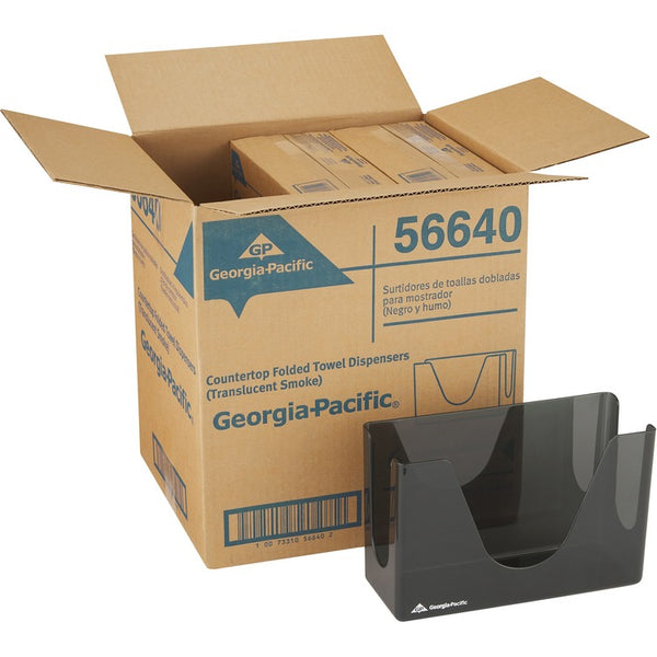 Georgia-Pacific Countertop Towel Dispenser, 11-2/5" x 4-2/5" x 7-3/4", 6BX/CT, SKE (GPC56640CT) Case of 6