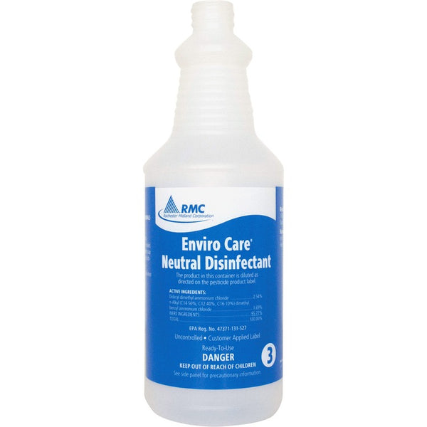 RMC Neutral Disinfectant Spray Bottle, Quart, 48/CT, CLFD (RCM35064573CT) Case of 48