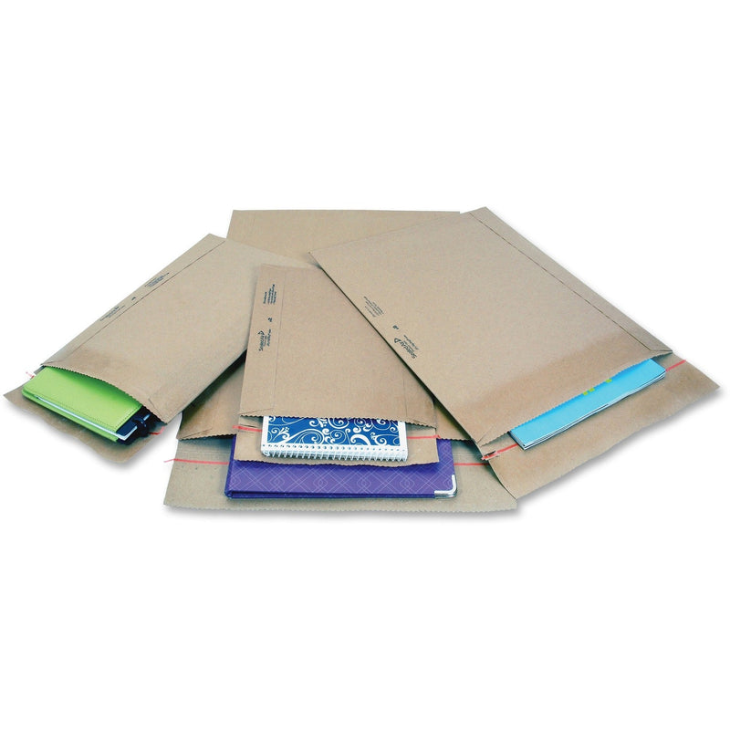 Jiffy Mailer Jiffy Rigi Bag Mailer, Side Seam, #1, 7 1/4 x 12, Golden Brown, 250/Carton (SEL66253) Case of 250