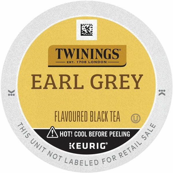 Twinings of London Tea K-Cups, Earl Grey, 0.11 oz K-Cups, 24/Box (TWG08756) Box of 24