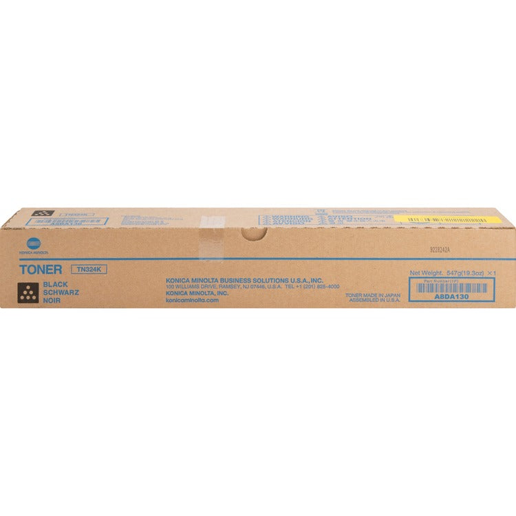 Konica Minolta Original Toner Cartridge, Black, Laser, 28000 Pages (KNMTN324K) Each