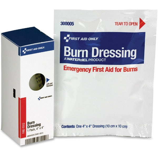 First Aid Only SmartCompliance Refill Burn Dressing, 4 x 4, White (FAOFAE7012) 1 Box