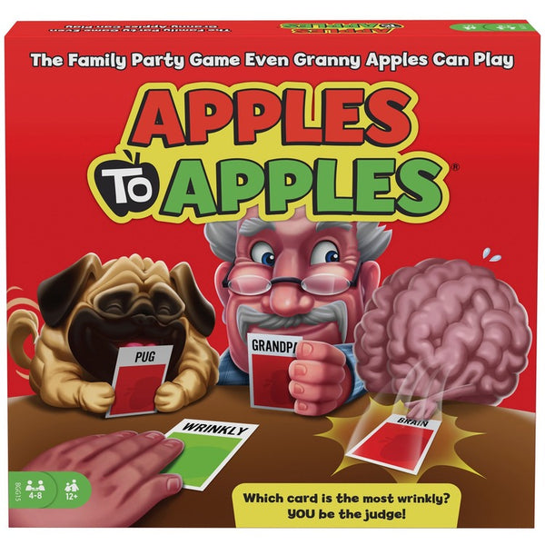 Apples to Apples Mattel Party in a Box - The Game Of Hilarious Comparisons - Contains Topical and Pop Culture References - Family and Friend Game (MTTBGG15) Each