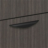 HON Classic Pull, Set of 2, 0.88" x 0.50" x 6.75", Metal, Black, 2/Pack (BSXBLPCLASSIC) Pack of 2