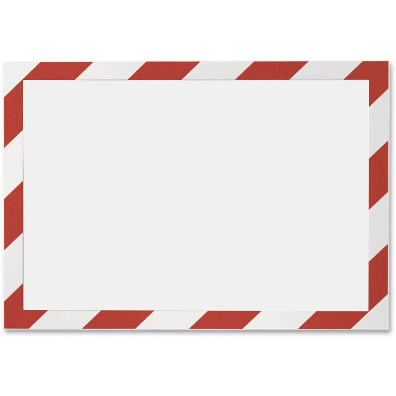 DURABLE Self Adhesive Frame, Ltr, Red/White (DBL4770132) Pack of 2