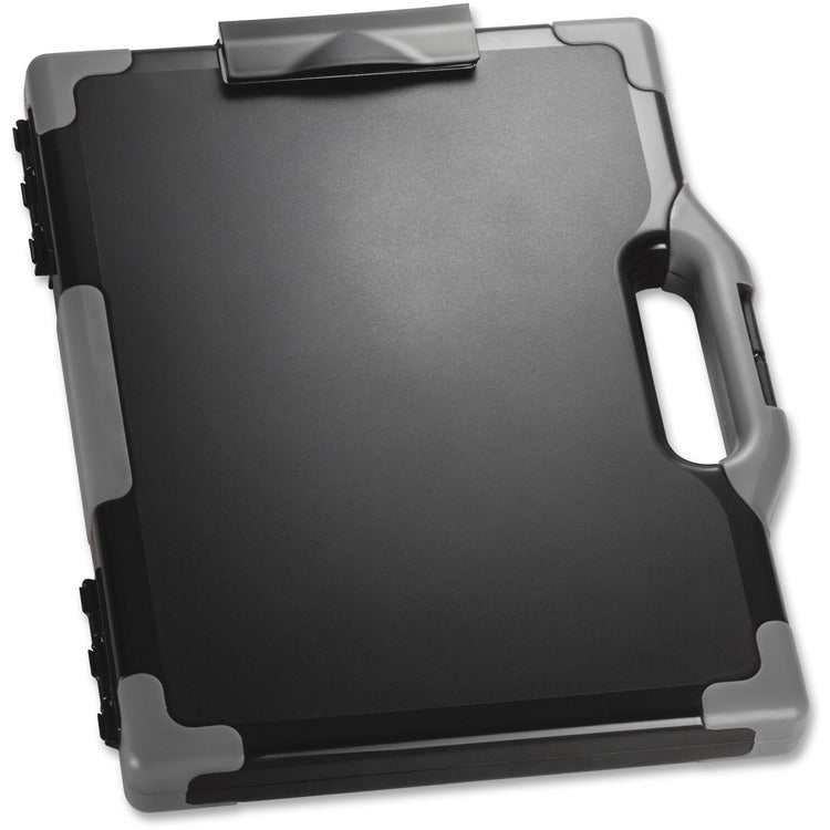 Officemate Carry-All Clipboard Box, 13"W x 2"D x 16"H, Gray (OIC83324) Each