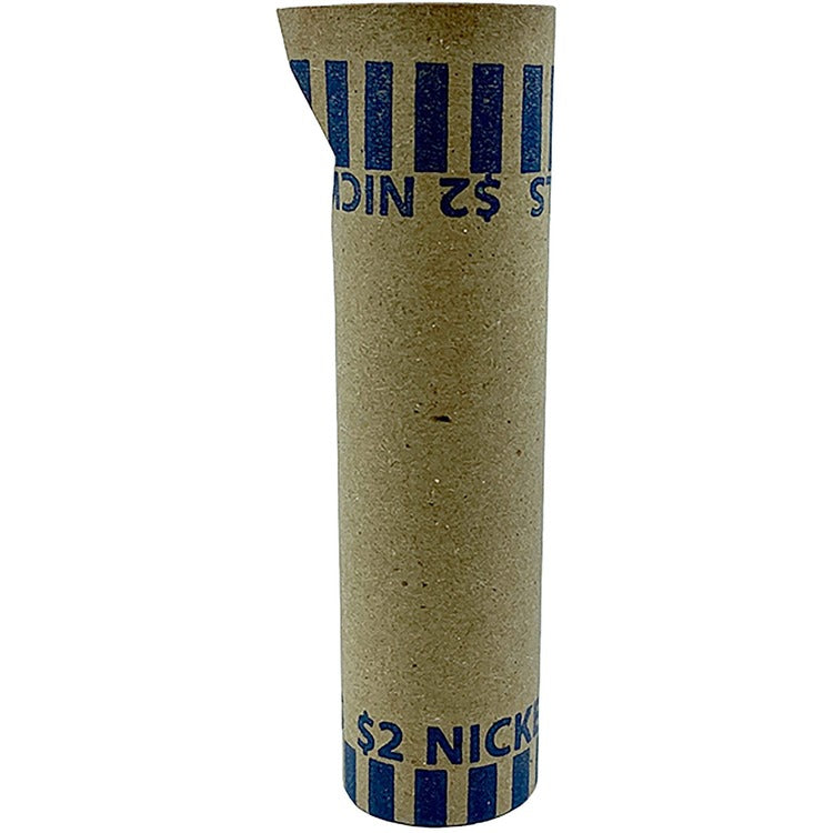 PAP-R Nickel Tubular Coin Wrap, Nested, 1000/BX, Blue (PQP23005) Box of 1000