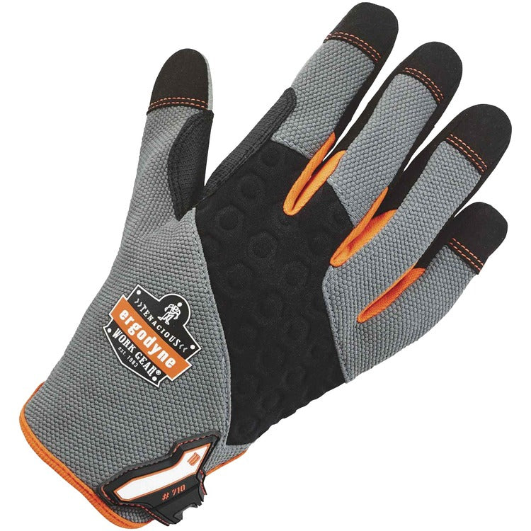 Ergodyne ProFlex 710 Heavy-Duty Utility Gloves, Medium, Gray, 1 Pair (EGO17043) 1 Pair