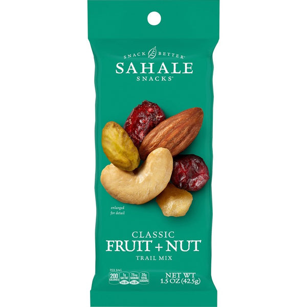 Sahale Snacks Folgers Classic Fruit/Nut Trail Snack Mix - Non-GMO, Gluten-free - Fruit and Nut - 1.50 oz - 18 / Carton (SMU00330) Case of 18