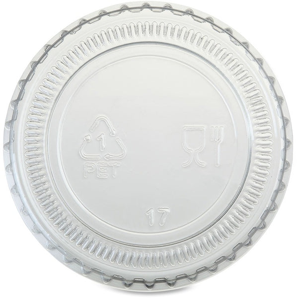 Genuine Joe Portion Cup Lids, 1oz., 50BG/CT, Clear (GJO19061)