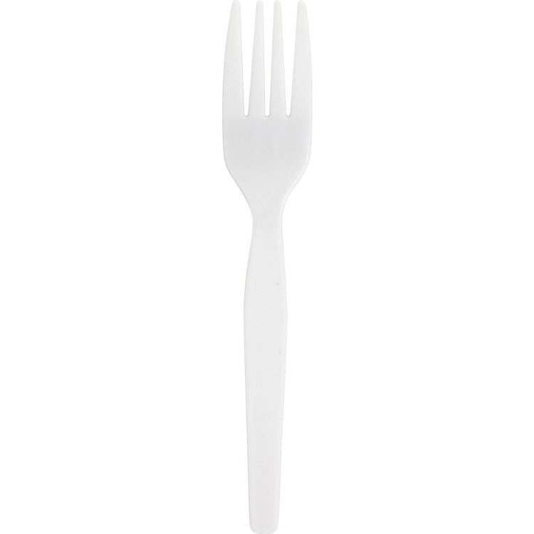 Genuine Joe Forks, Heavy-Weight, 1000/CT, White (GJO30400)