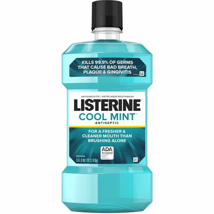 LISTERINE&reg; Cool Mint Listerine Mouthwash, 1.5L (JOJ42755) Each