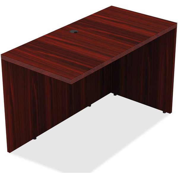 Lorell Return, 1-1/2" Top, 24" x 42" x 29-1/2", Mahogany (LLR34349)