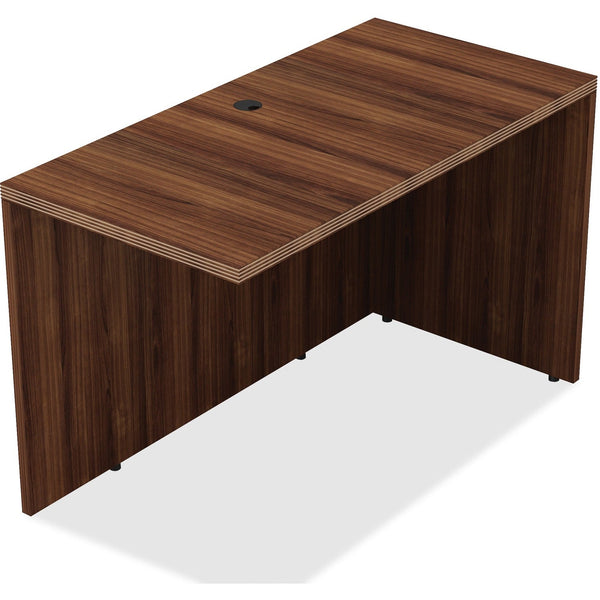 Lorell Return, 1-1/2" Top, 24" x 42" x 29-1/2", Walnut (LLR34355)