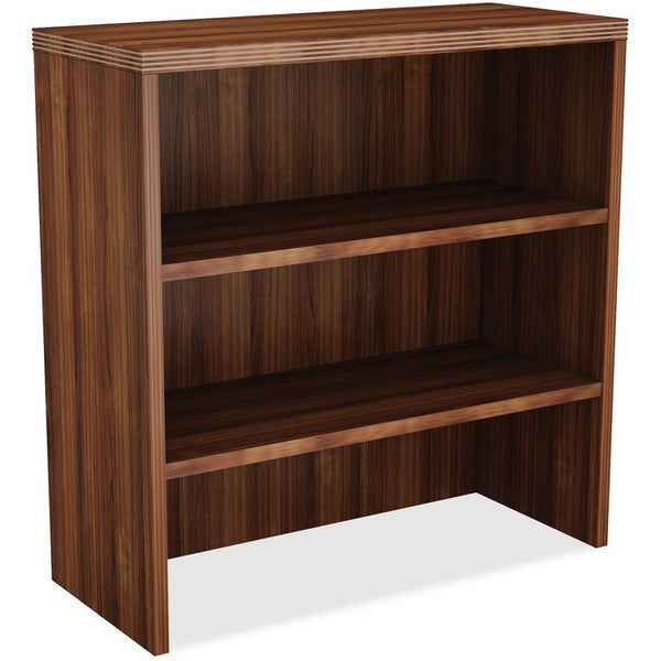 Lorell 1-1/2" Top Bookcase, 36", Walnut (LLR34357)