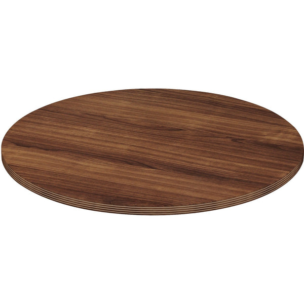 Lorell Round Table Top, 48", Walnut (LLR34359)