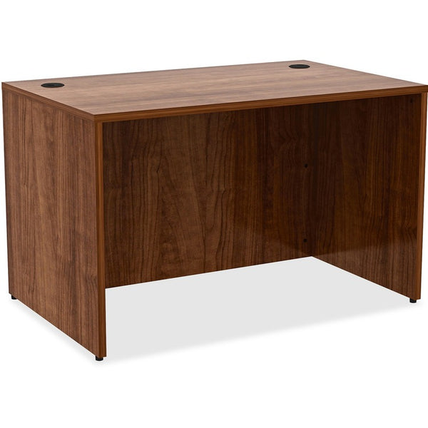 Lorell Laminate Desk, 48" x 30" x 29-1/2", Walnut (LLR34389)