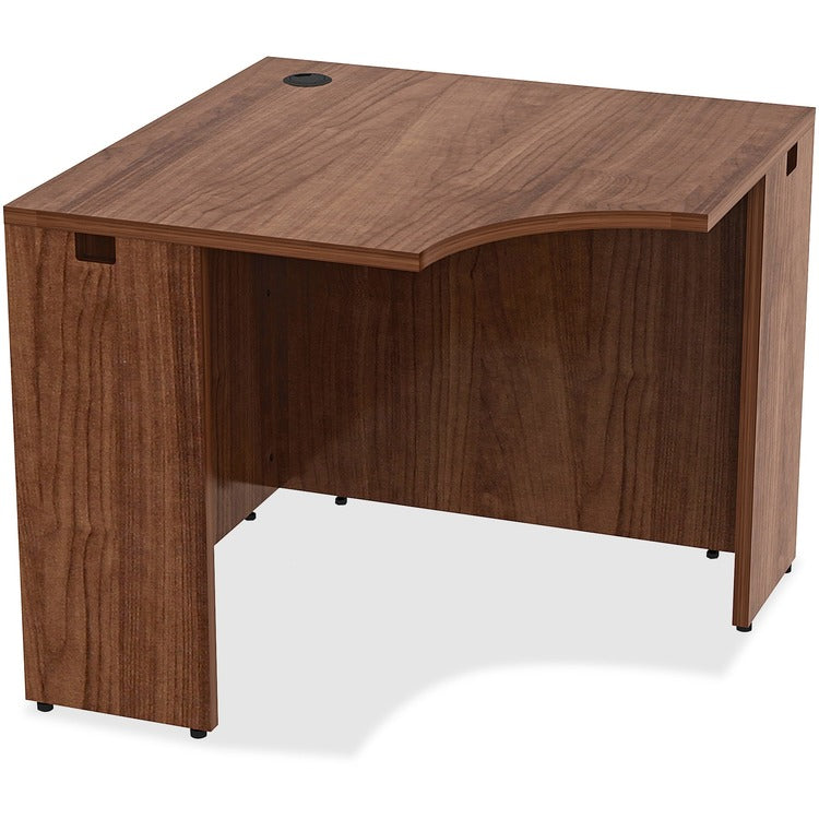 Lorell Corner Desk, 36" x 36" x 24" x 29-1/2", Walnut (LLR34391)