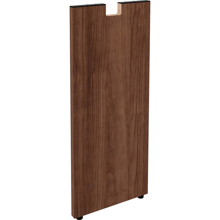 Lorell Credenza Leg, 12" x 1" x 28-1/2", Walnut (LLR34392)