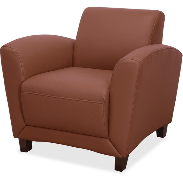 Lorell Club Chair, 34-1/2" x 36" x 31-1/4", Tan (LLR68948)