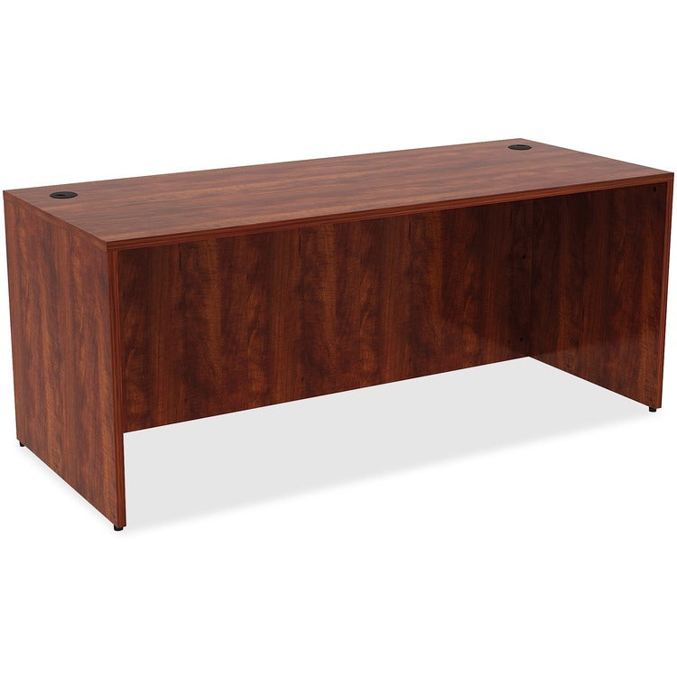 Lorell Laminate Desk, 72" x 30" x 29-1/2", Cherry (LLR69534)